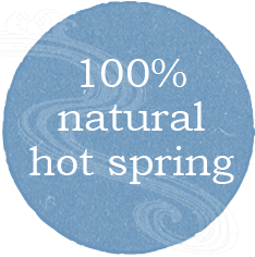 100% natural hot spring